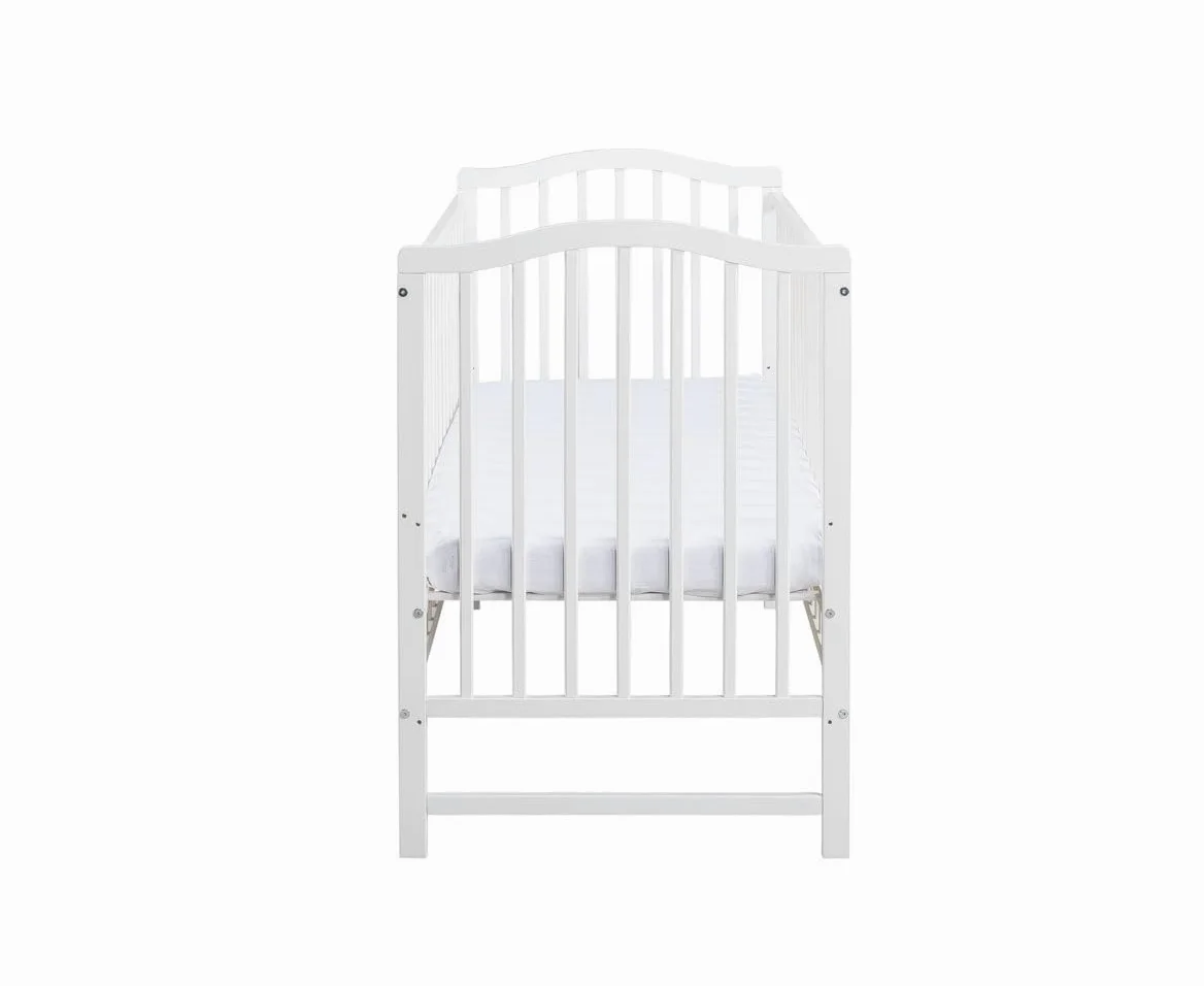 MS FACTORY Lit Enfant Paris 120x60 cm – Lit bébé réglable en Hauteur en Bois Massif – Lit à barreaux avec Vernis à Base d'eau sécurisé – Lit évolutif avec barreaux Amovibles