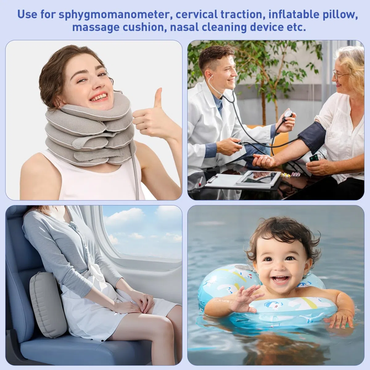 Ciieeo Lot De 2 Poires De Gonflage Pour Tensiomètre Manuels Avec Valve De Décompression Ampoules De Gonflage De Rechange Pour Usage Médical À Domicile