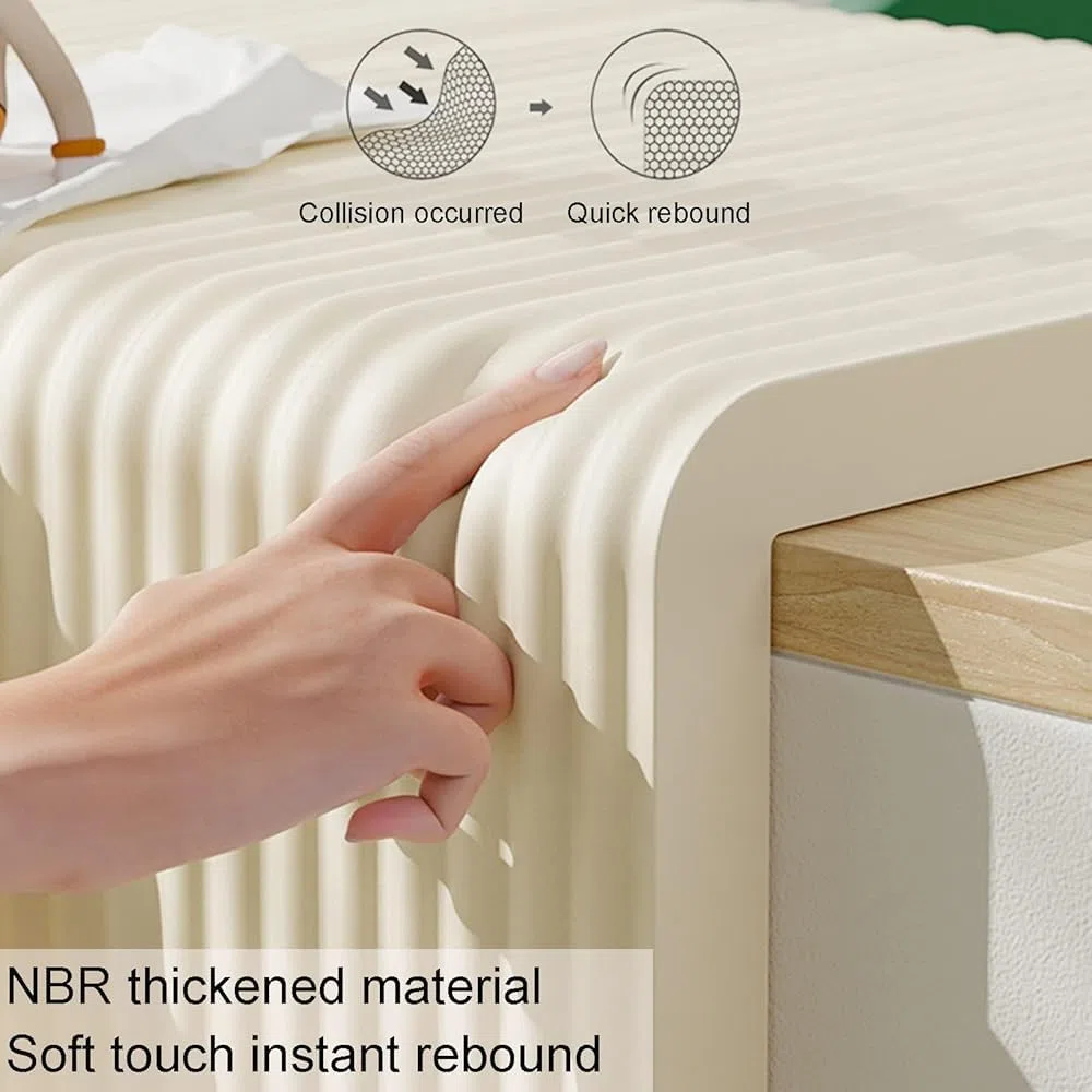 Protections d'angle en mousse pour tables et bureaux – Protections de sécurité pour enfants – 4 m de long – Jaune – Prévention d'accidents multifonctions pour enfants
