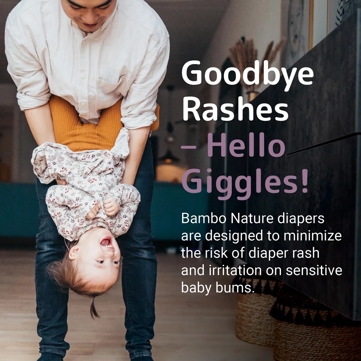 Bambo Nature Premium Eco-Friendly Baby Diapers (SIZES 1 TO 6 AVAILABLE), Size 4, 27 Count- Pack of 6