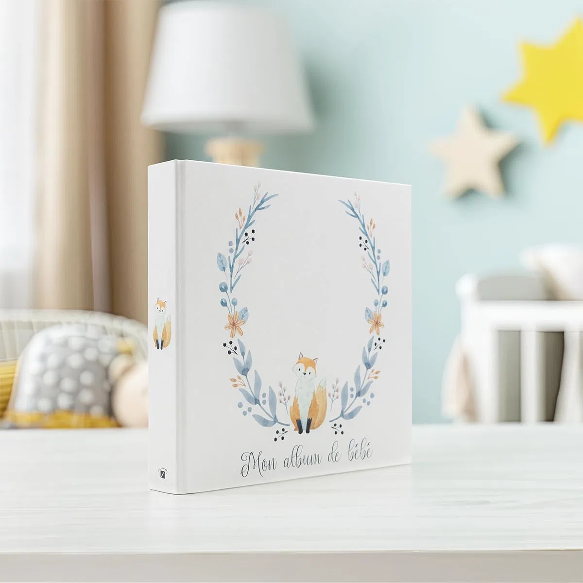 Album Photo pochettes Sasha renard 200 photos 10x15 cm Blanc Avec Espaces et 100 Pages pour Légender vos Souvenirs - Compatible 11,5x15 cm - Fabriqué en France