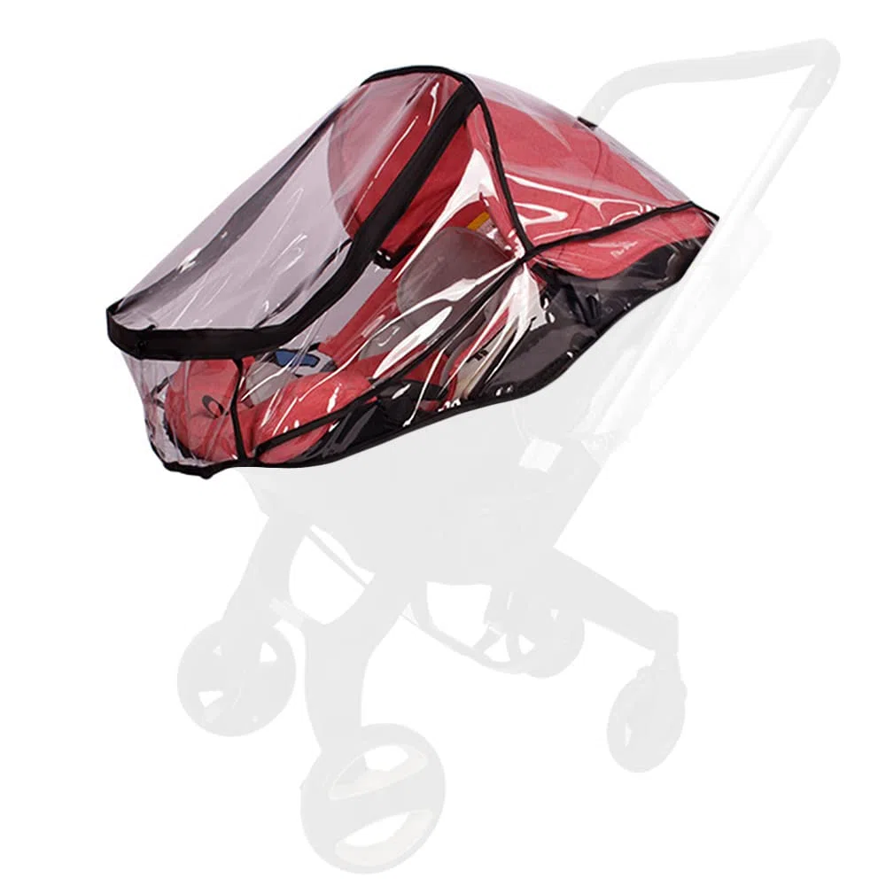 Housse de pluie pour siège auto compatible avec Doona, Poussette Protection contre la pluie fit Doona, EVA Bébé protection contre les intempéries fit Doona, Accessoire de siège de voiture ventilé
