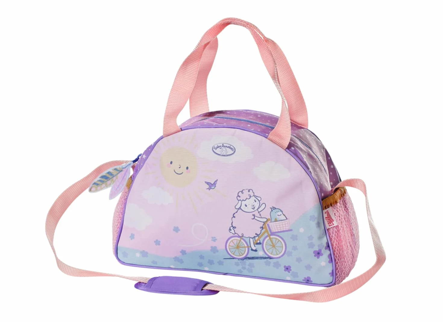 Baby Annabell Sac à Langer 707432 - Sac de Rangement avec Sangles pour Les Accessoires de 36 cm et 43 cm - Poupée Non comprise - 3 Ans +
