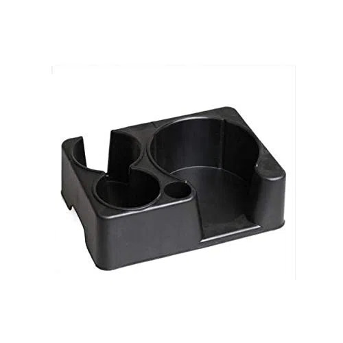 Porte-gobelet de Voiture Noir, Porte-gobelet de Voiture Portable Noir en Plastique, Porte-gobelet d'eau créatif