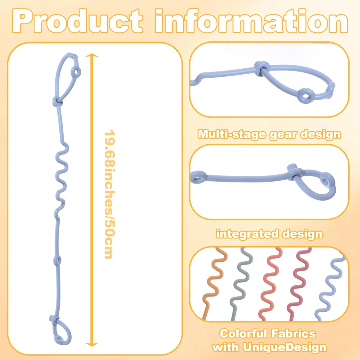 Lot de 5 sangles de sécurité en silicone pour jouets, gobelets, sangles réglables pour poussette, chaise haute, siège auto, porte-bébé, chaise haute