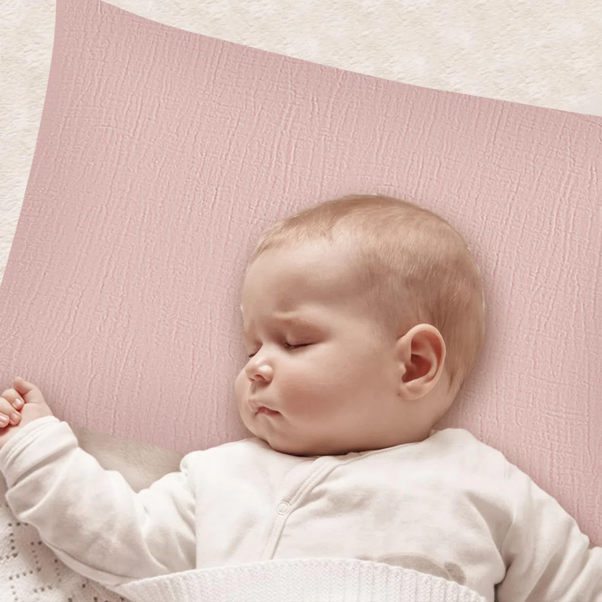 Winmany Taies d'oreiller en mousseline de coton pour tout-petits pour fille et garçon - Housse de coussin de voyage avec design enveloppe - Accessoires pour lit de bébé - Convient pour oreillers de 33