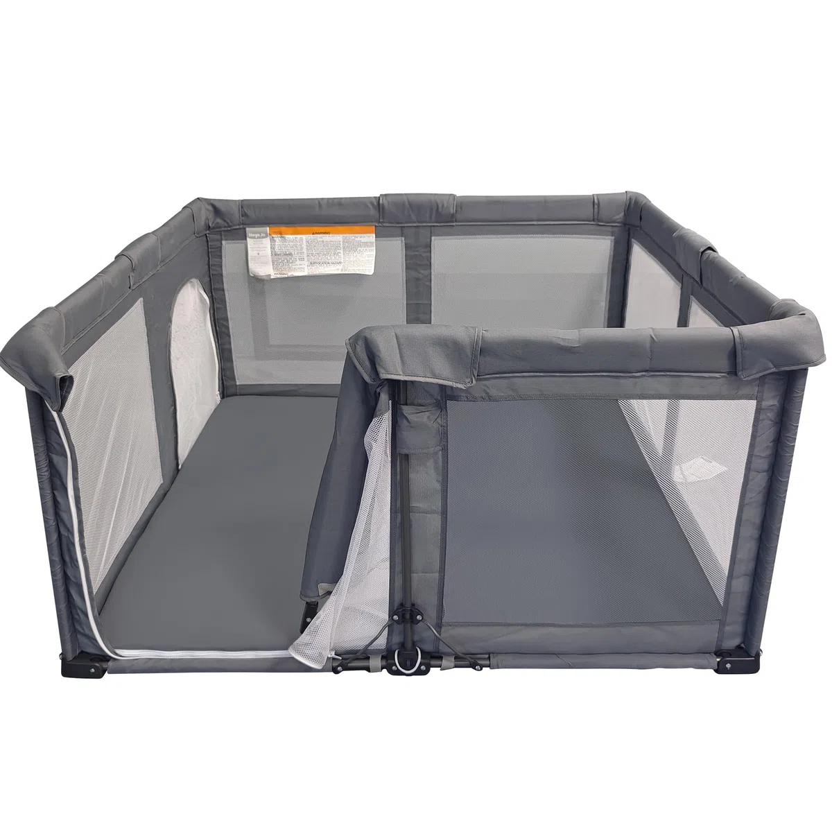 Heyo.Ja Parc pliable portable pop-up facile à plier avec rembourrage épais, porte de sécurité, convient pour l'intérieur et l'extérieur (127 x 127 x 67 cm)