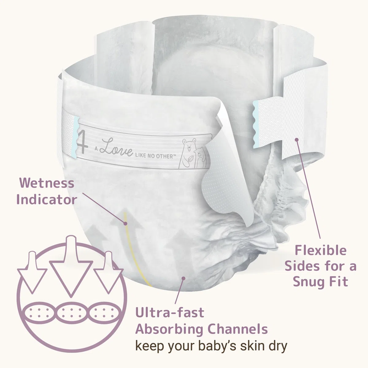 Bambo Nature Premium Eco-Friendly Baby Diapers (SIZES 1 TO 6 AVAILABLE), Size 4, 27 Count- Pack of 6