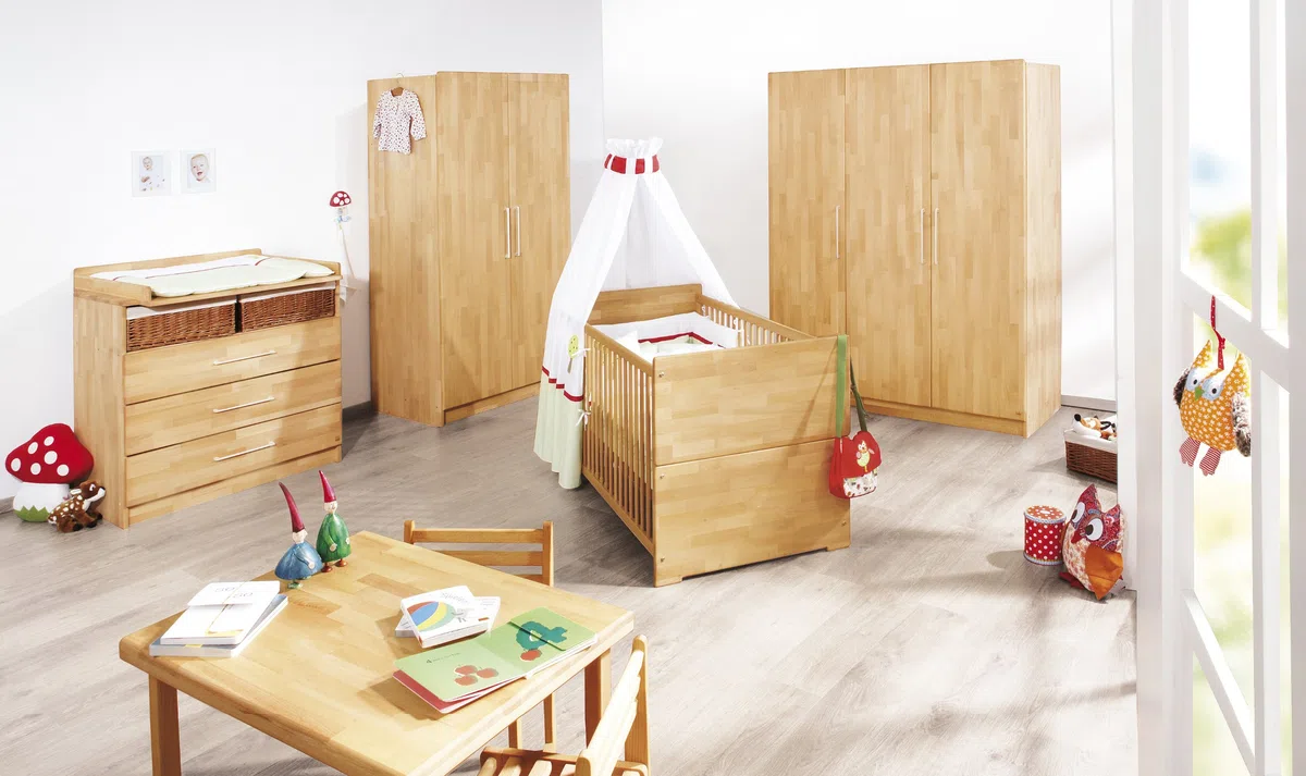 Pinolino Natura Ensemble de Meubles pour Chambre d'enfant (Large, Large, 3 pièces)
