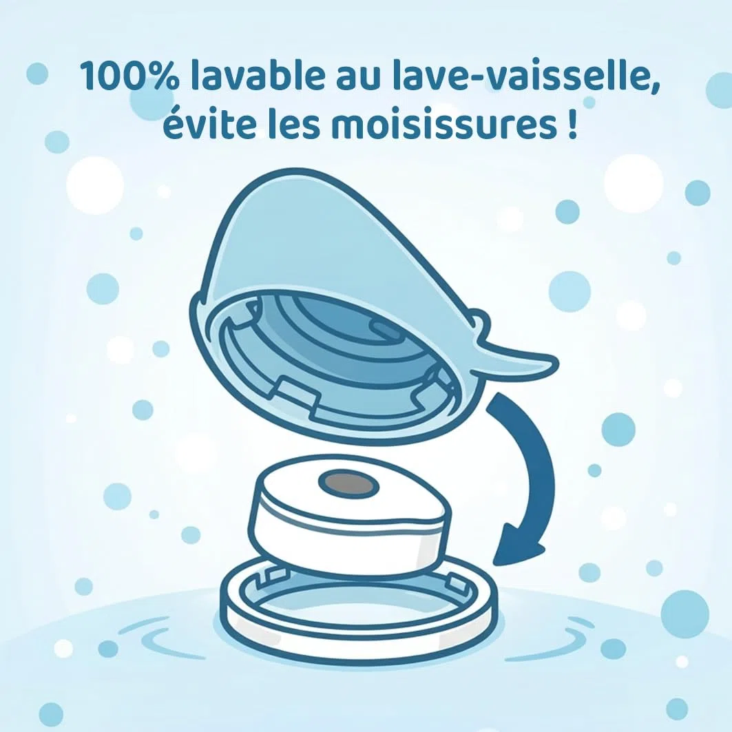 MEDICAID - Thermomètre de Bain Digital Bébé - Coloris Aléatoire Bleu ou Mauve - Jouet Flottant pour Enfants dès la Naissance - Lavable - Résultat Instantané - Garanti 2 Ans