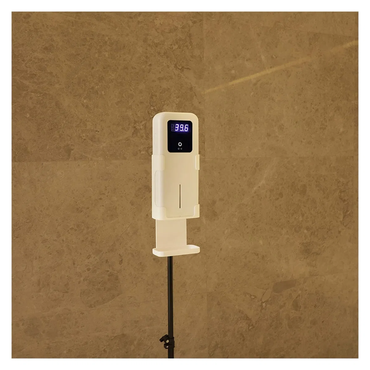 Thermomètre à induction sans contact, mesure automatique de la température à induction et désinfection sans nettoyage de la machine tout-en-un, plage de mesure 32~42.9 (℃), Convient à toutes sortes