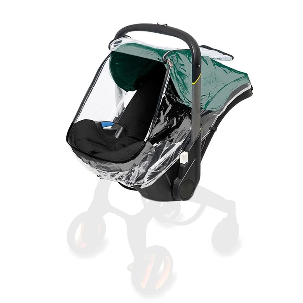 Housse de pluie pour siège auto compatible avec Doona, Poussette Protection contre la pluie fit Doona, EVA Bébé protection contre les intempéries fit Doona, Accessoire de siège de voiture ventilé
