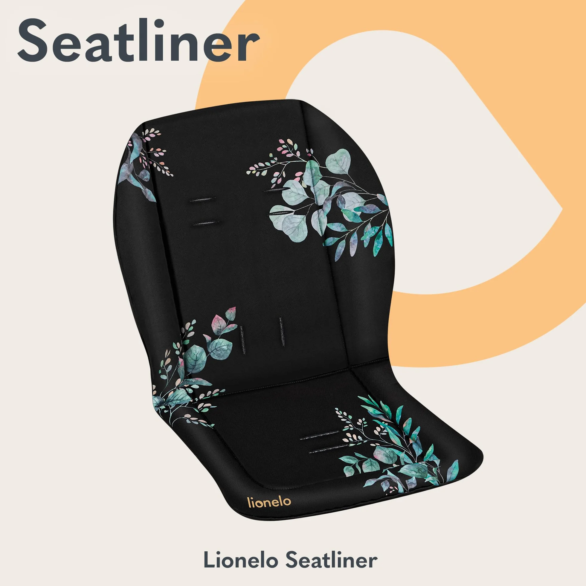 LIONELO SEATLINER Matelas Universel pour Poussette, Tissu Imperméable Réversible, Compatible avec la Plupart des Poussettes, Insert Doux pour Poussette Bébé