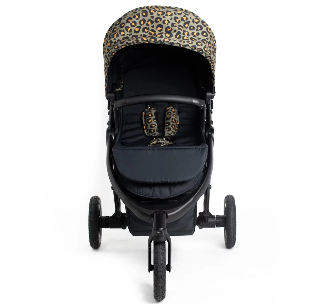 Roma Atlas 3 Wheel Pram - Khaki Leopard