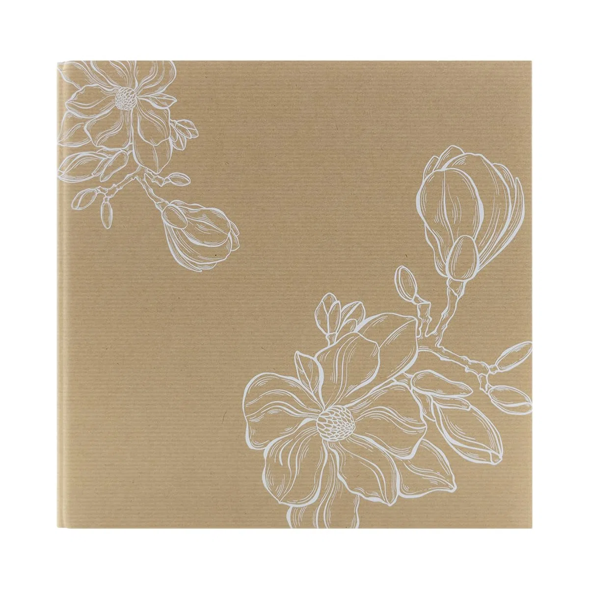 Album Photo pochettes Magnolia 200 photos 10x15 cm Marron clair Avec Espaces et 100 Pages pour Légender vos Souvenirs - Compatible 11,5x15 cm - Fabriqué en France
