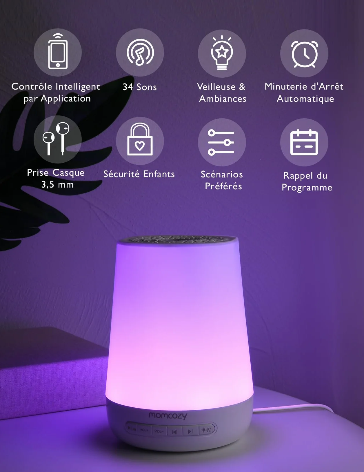 Momcozy Machine à Bruit Blanc & Momcozy Chauffe-Biberon