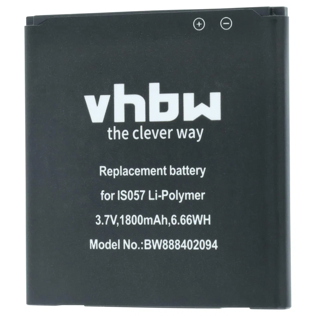 vhbw Batterie Compatible avec Angelcare AC327, AC320, AC527, AC337 Scanner de Code-Barre POS (1800mAh, 3,7V, Li-polymère)